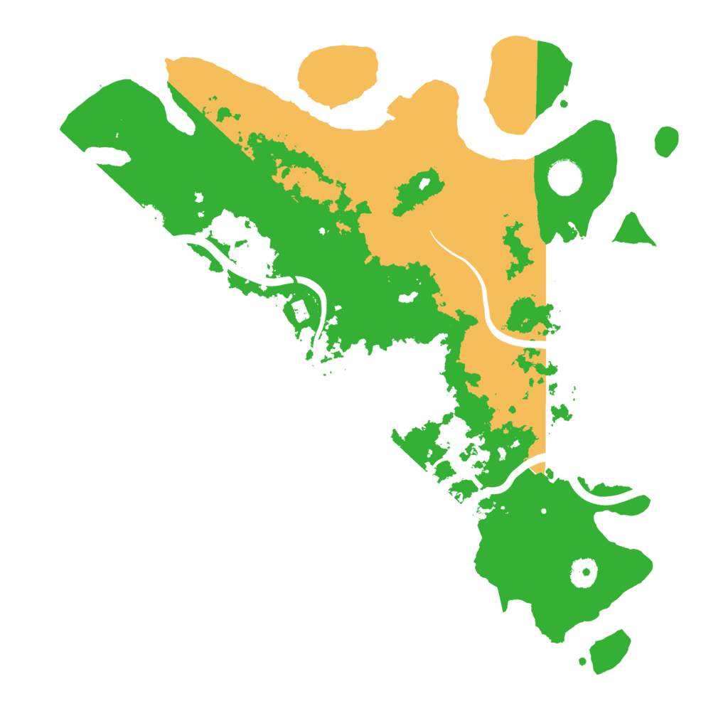 Biome Rust Map: Procedural Map, Size: 3800, Seed: 1586882550