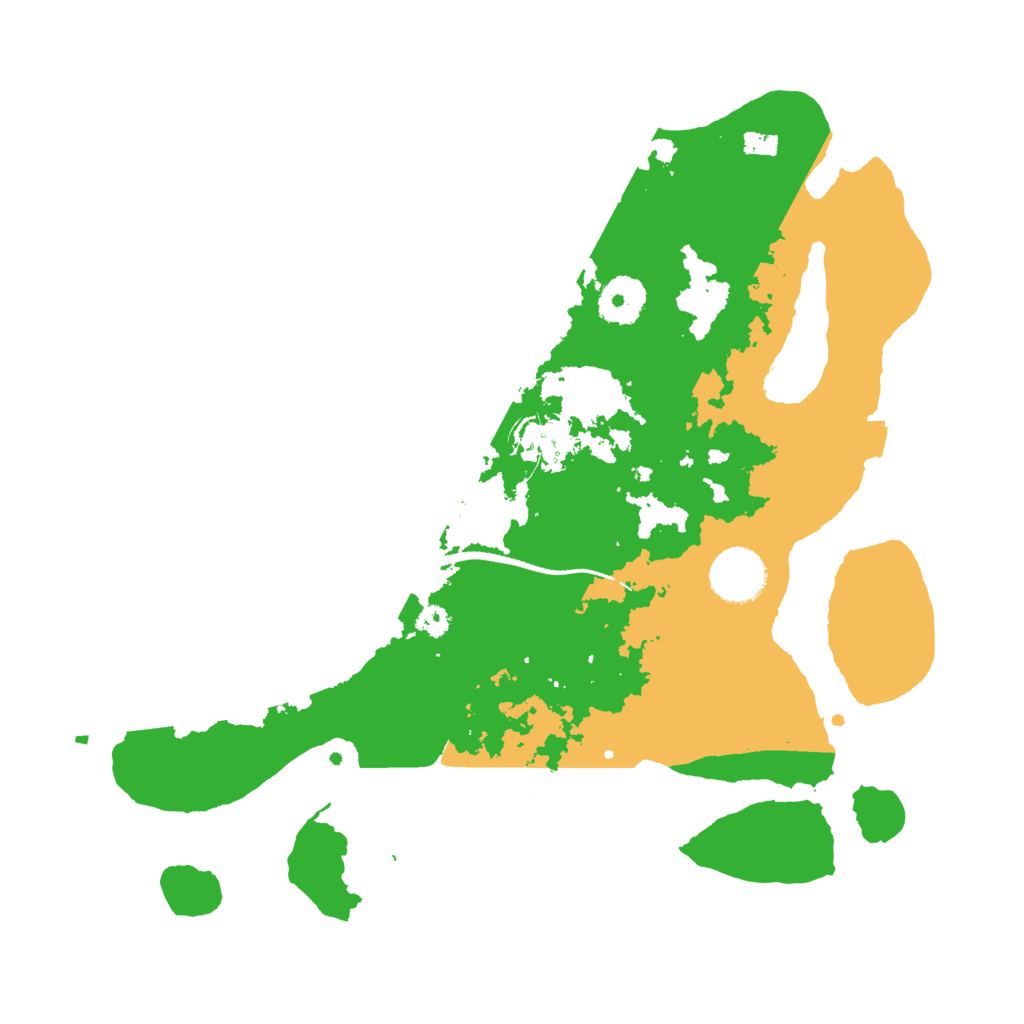 Biome Rust Map: Procedural Map, Size: 3250, Seed: 279537006