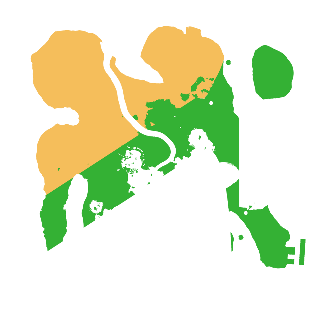 Biome Rust Map: Procedural Map, Size: 2500, Seed: 1714583174