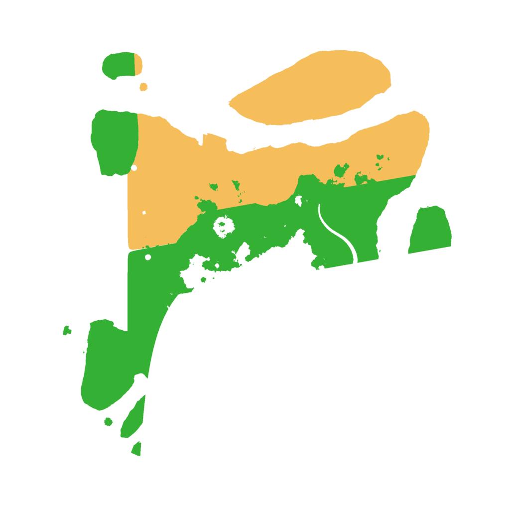 Biome Rust Map: Procedural Map, Size: 2500, Seed: 1930040520