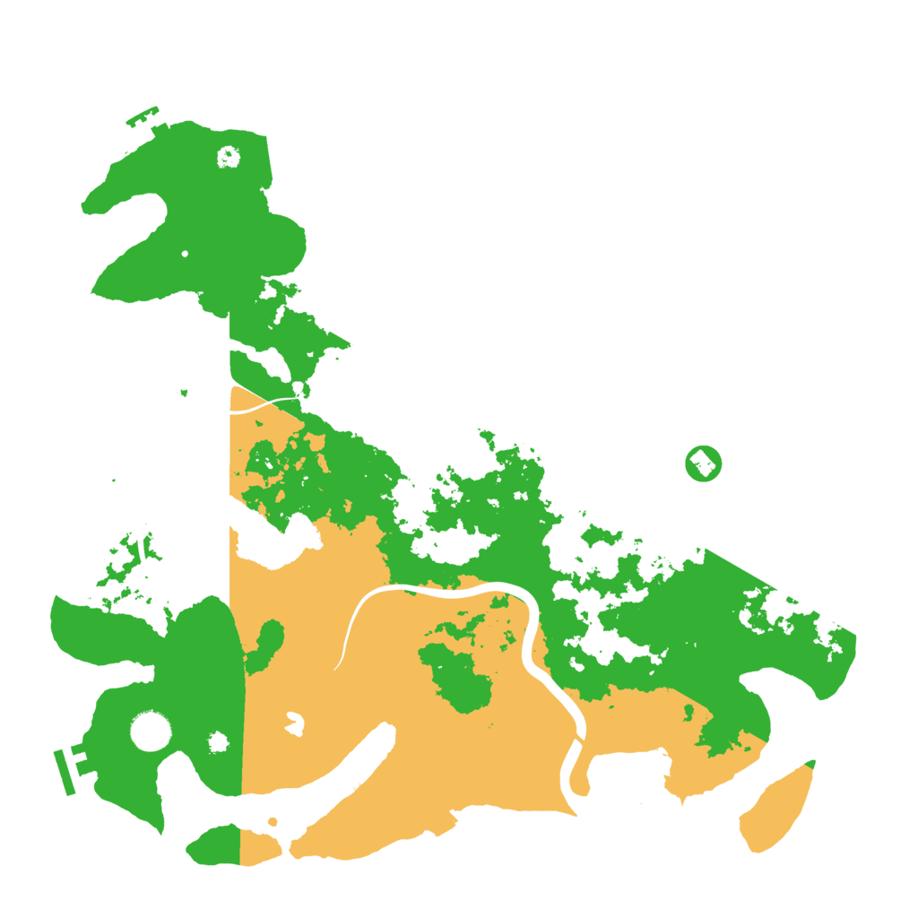 Biome Rust Map: Procedural Map, Size: 4000, Seed: 456479