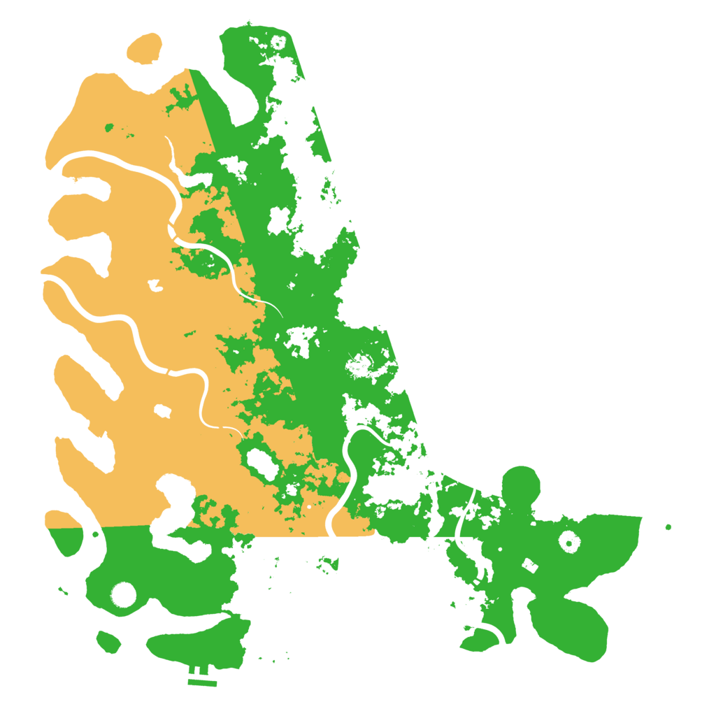 Biome Rust Map: Procedural Map, Size: 5000, Seed: 1336164597