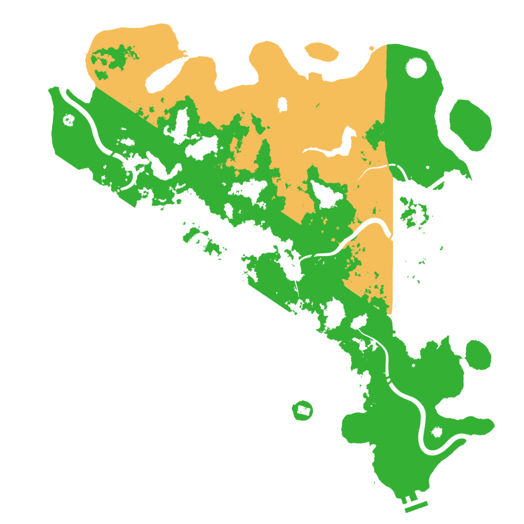 Biome Rust Map: Procedural Map, Size: 4500, Seed: 190878155