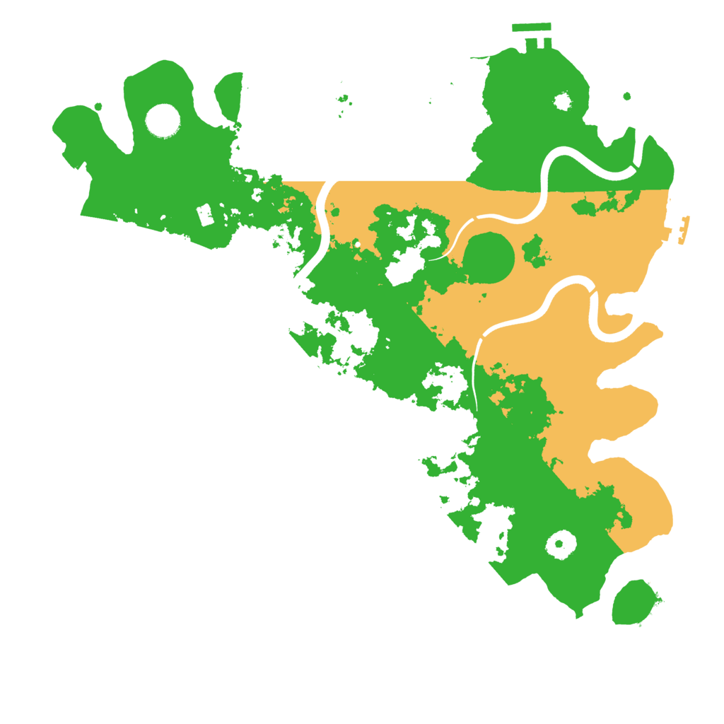 Biome Rust Map: Procedural Map, Size: 3750, Seed: 395499599