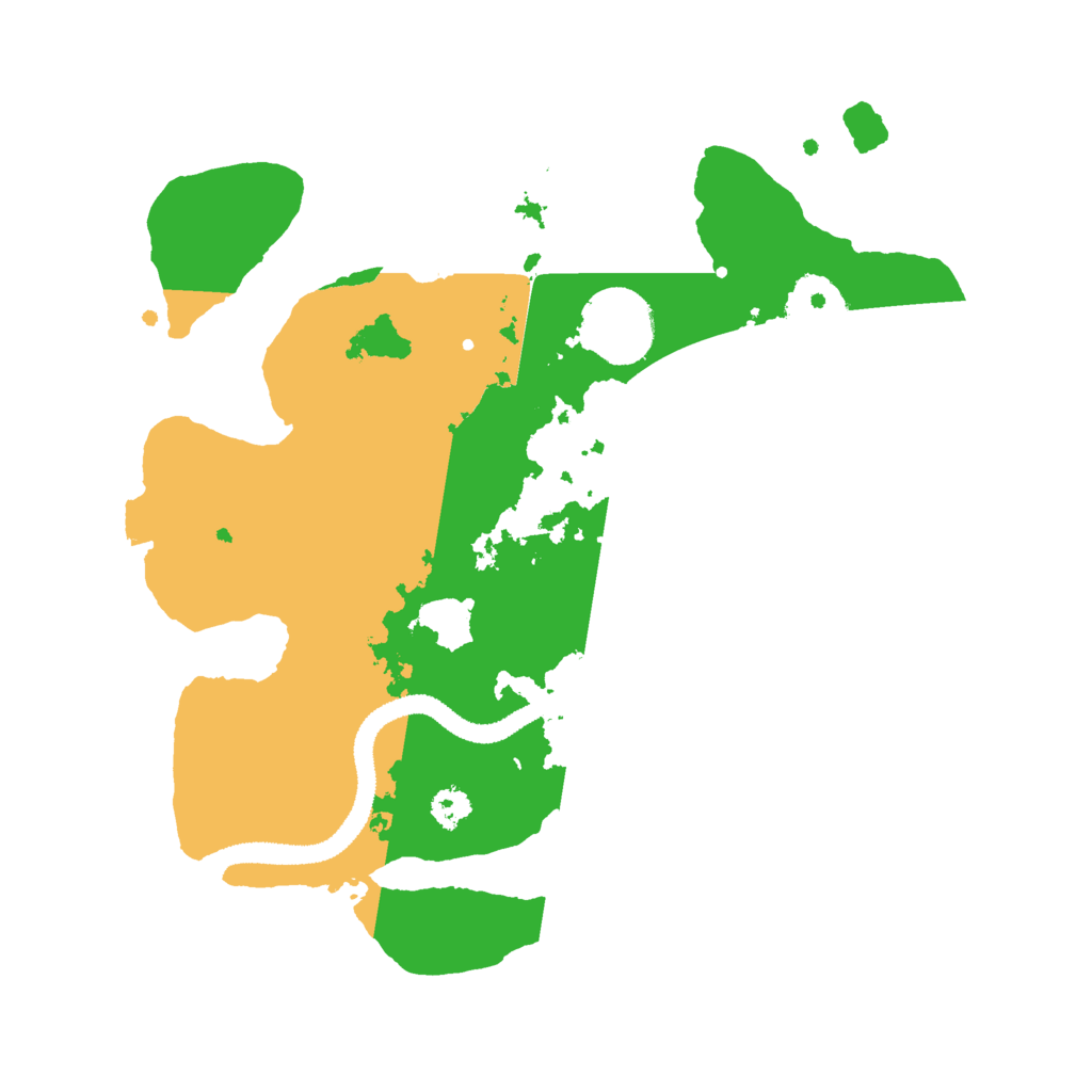 Biome Rust Map: Procedural Map, Size: 2800, Seed: 869454987