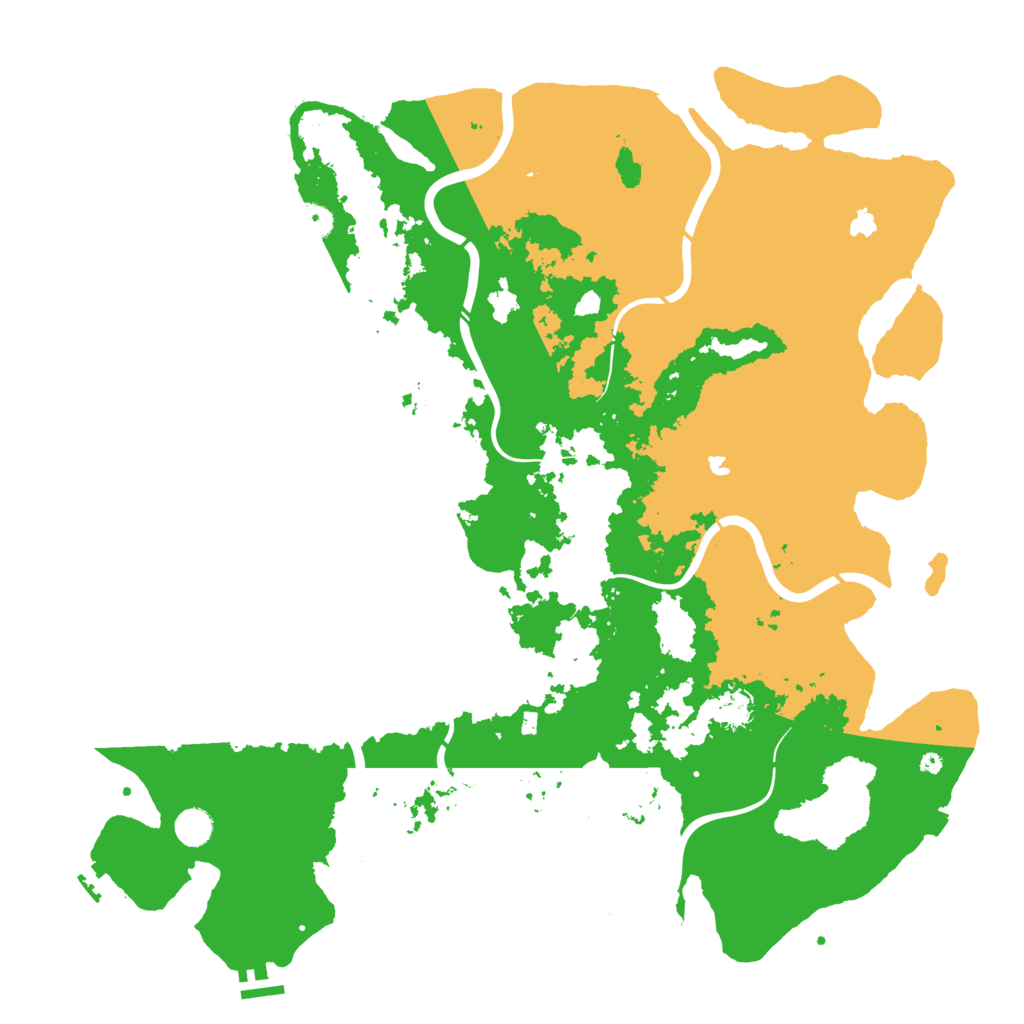 Biome Rust Map: Procedural Map, Size: 4750, Seed: 5675467