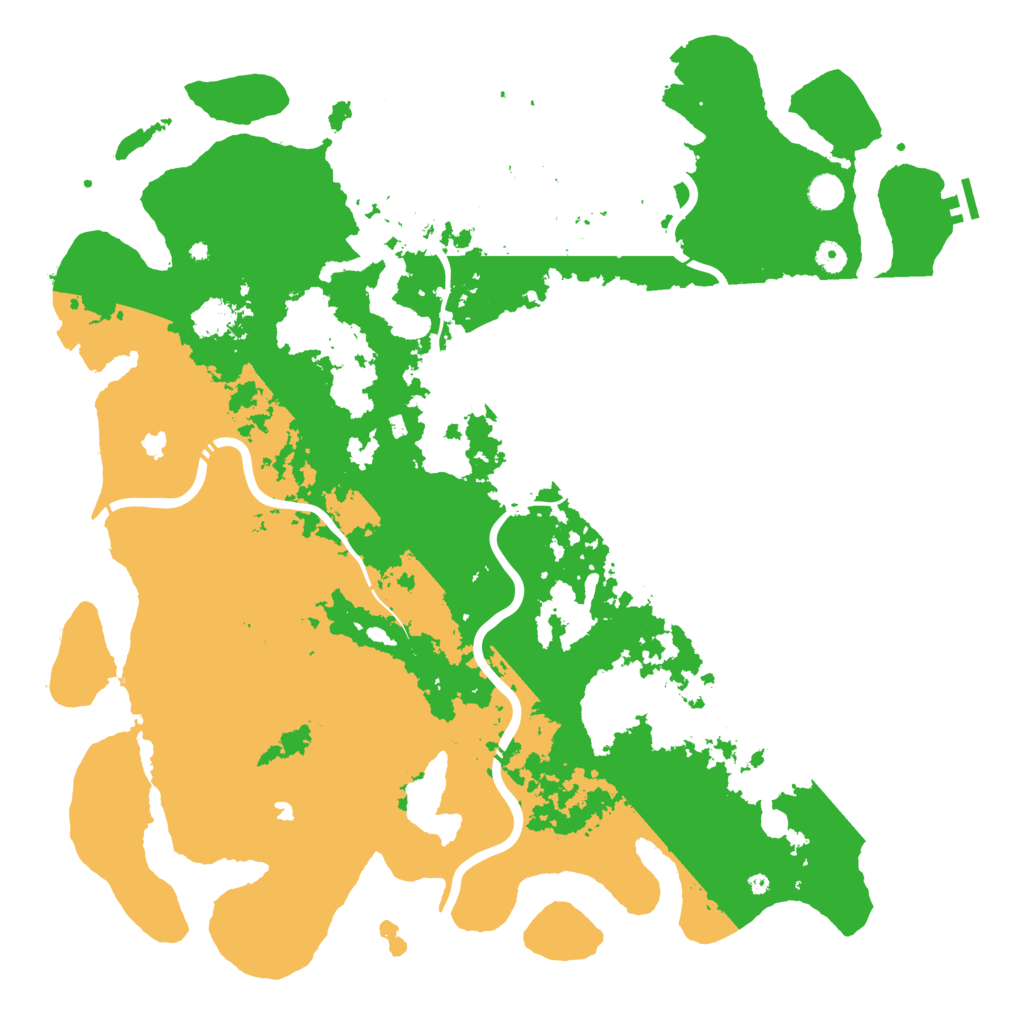 Biome Rust Map: Procedural Map, Size: 5000, Seed: 68877812