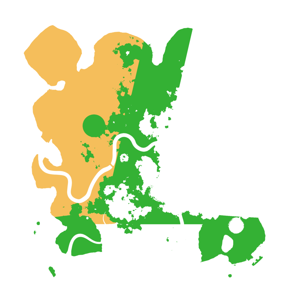 Biome Rust Map: Procedural Map, Size: 3500, Seed: 764300231