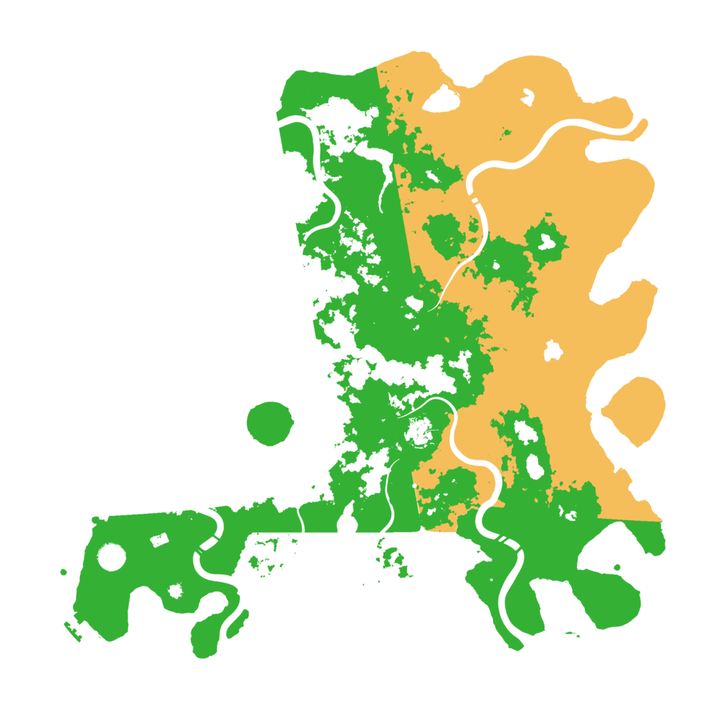 Biome Rust Map: Procedural Map, Size: 4500, Seed: 1439823035