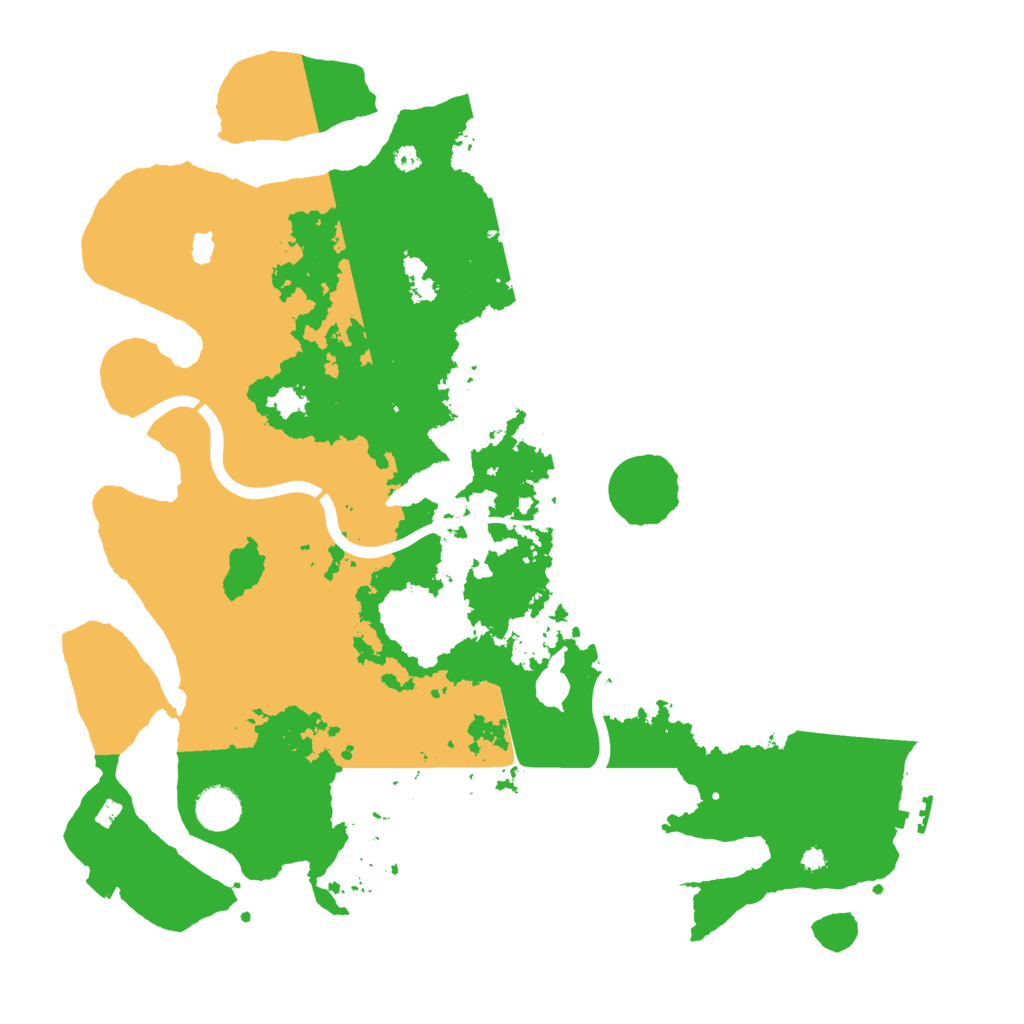 Biome Rust Map: Procedural Map, Size: 4000, Seed: 1811590277