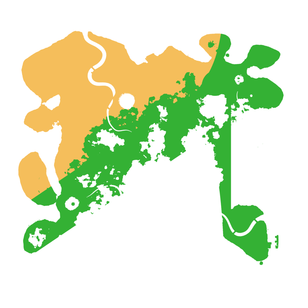 Biome Rust Map: Procedural Map, Size: 3500, Seed: 1946180698