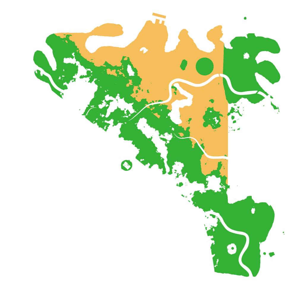 Biome Rust Map: Procedural Map, Size: 4500, Seed: 197069431