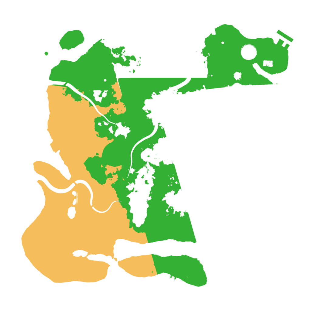 Biome Rust Map: Procedural Map, Size: 3500, Seed: 777549420