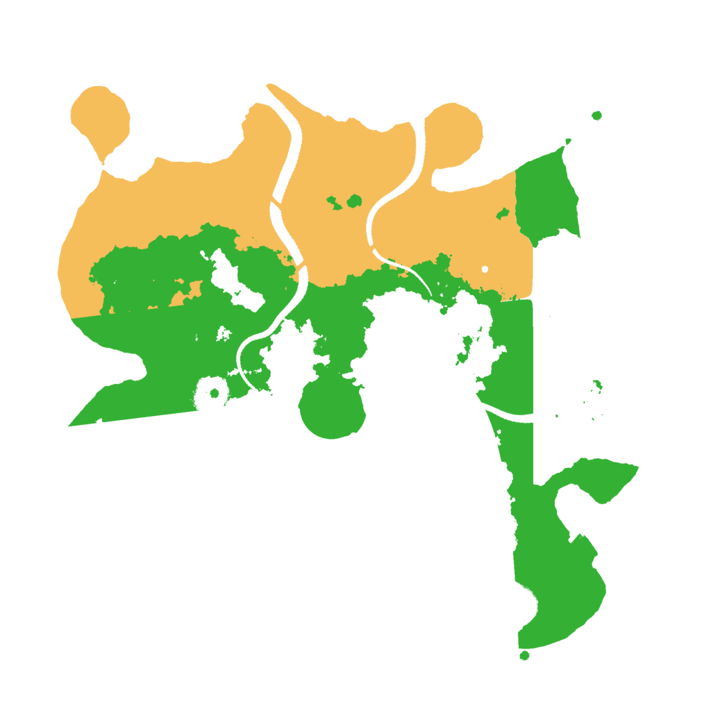 Biome Rust Map: Procedural Map, Size: 3000, Seed: 533295175