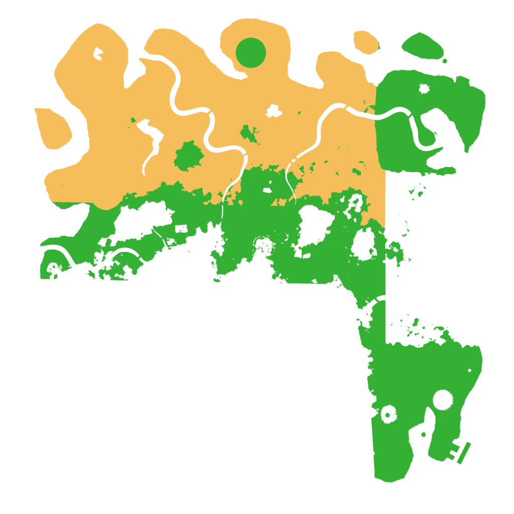 Biome Rust Map: Procedural Map, Size: 4500, Seed: 622601263