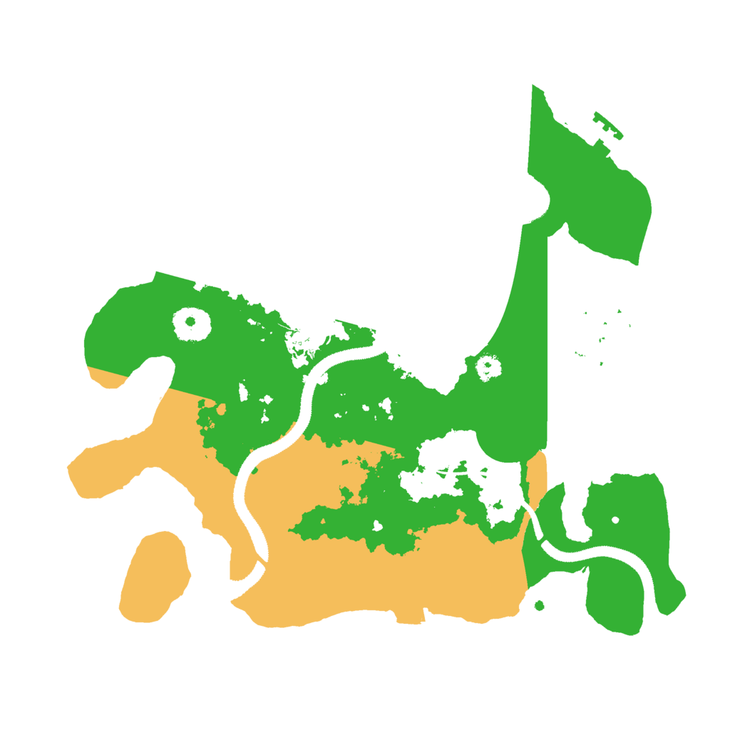 Biome Rust Map: Procedural Map, Size: 3000, Seed: 245216