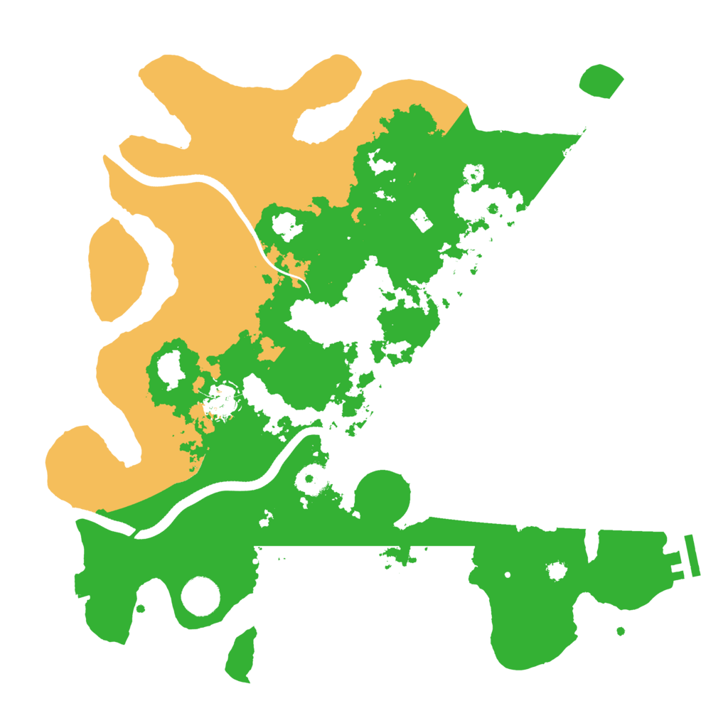 Biome Rust Map: Procedural Map, Size: 3500, Seed: 861994769