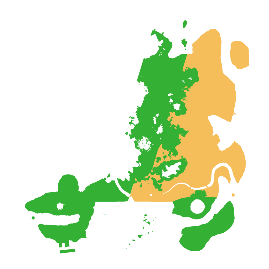 Biome Rust Map: Procedural Map, Size: 3500, Seed: 2136322067