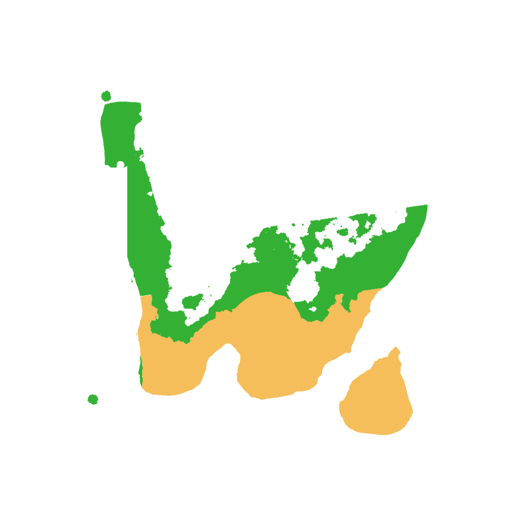 Biome Rust Map: Procedural Map, Size: 2000, Seed: 30307