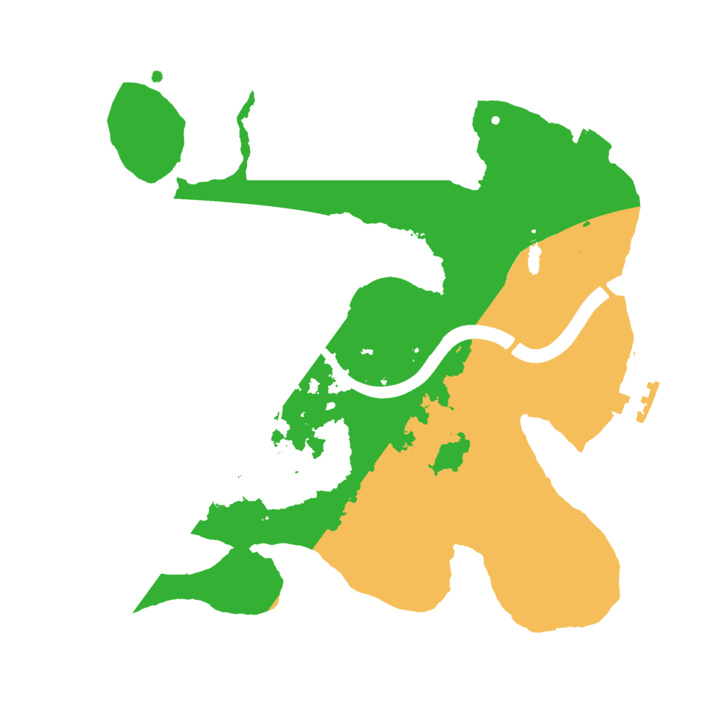 Biome Rust Map: Procedural Map, Size: 2500, Seed: 582679649