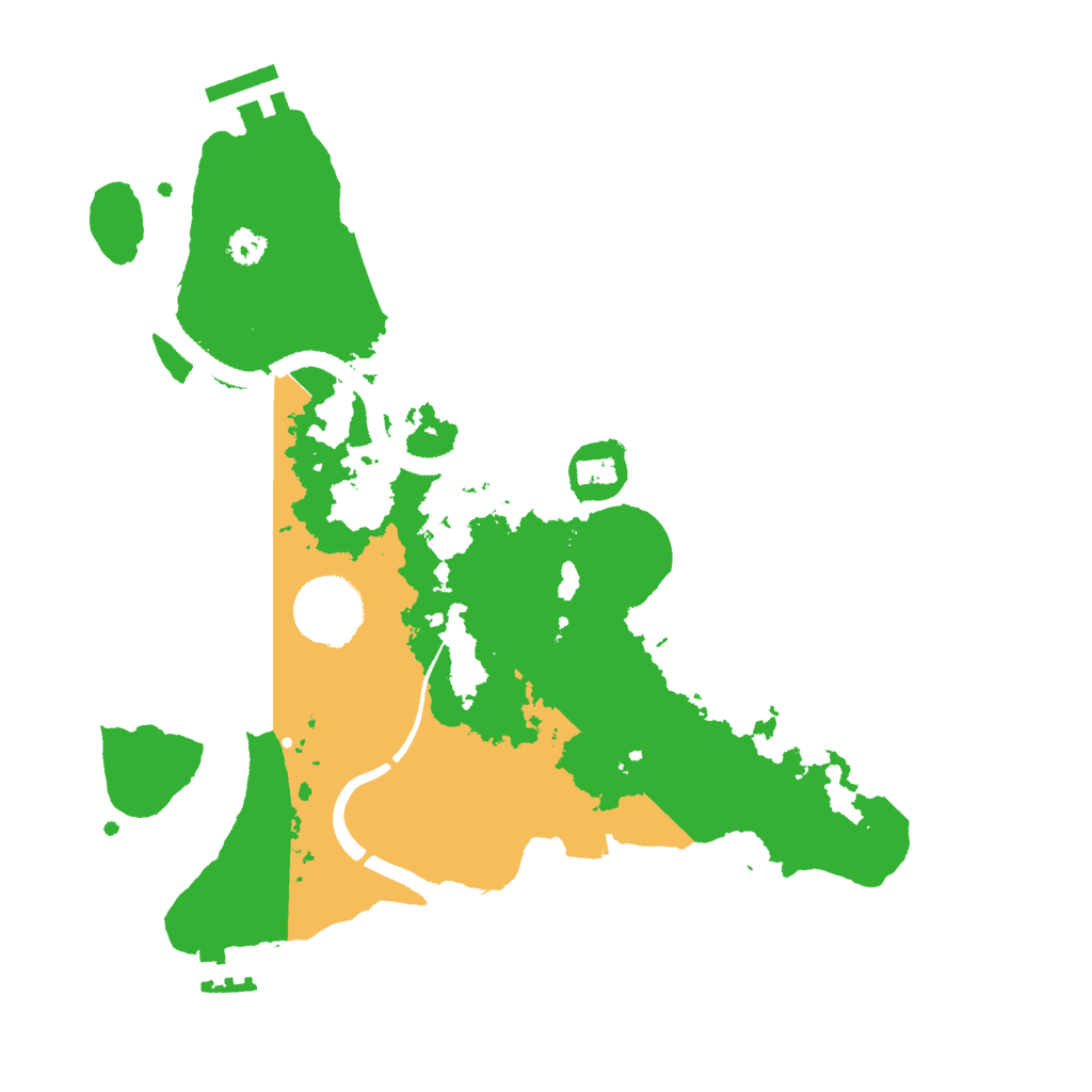 Biome Rust Map: Procedural Map, Size: 3000, Seed: 46319