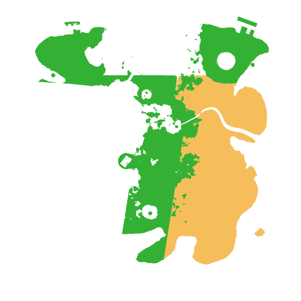 Biome Rust Map: Procedural Map, Size: 3000, Seed: 27995