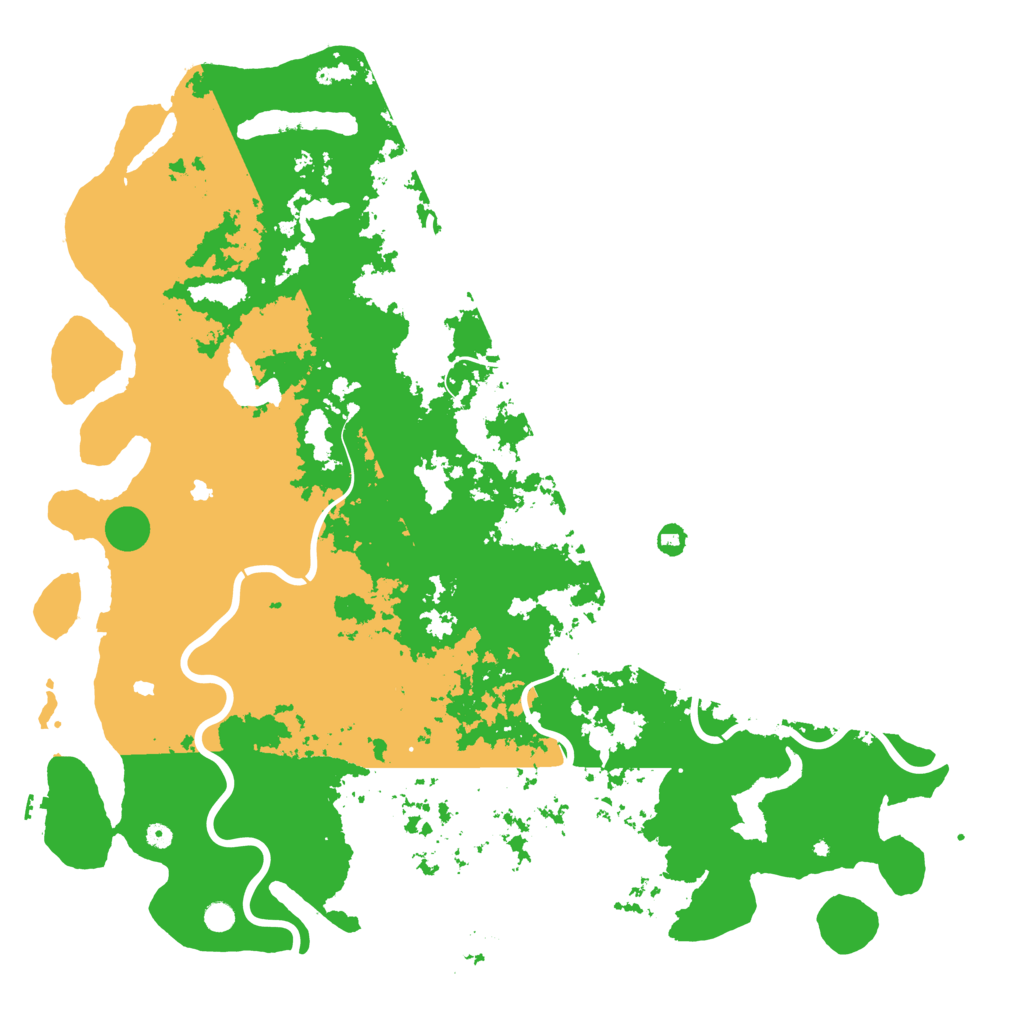 Biome Rust Map: Procedural Map, Size: 6000, Seed: 249301894