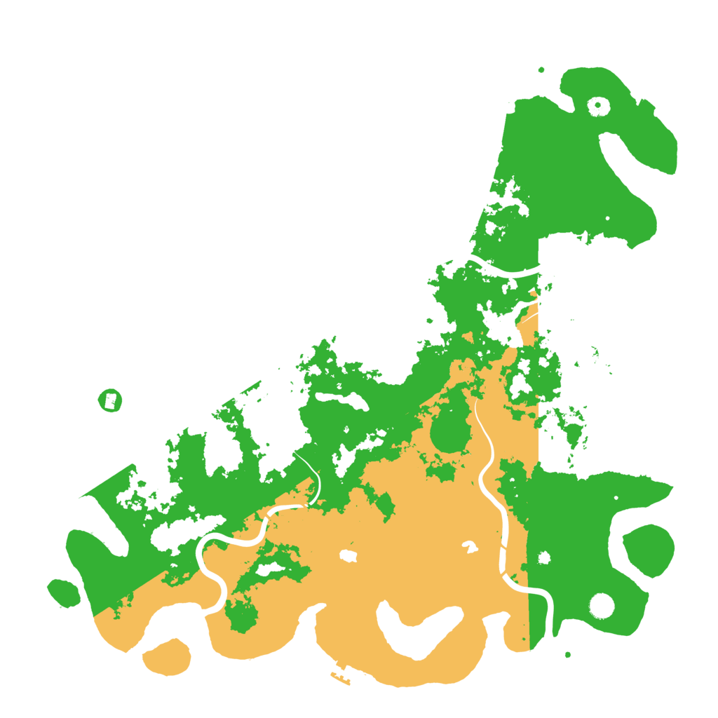 Biome Rust Map: Procedural Map, Size: 5000, Seed: 1665217758