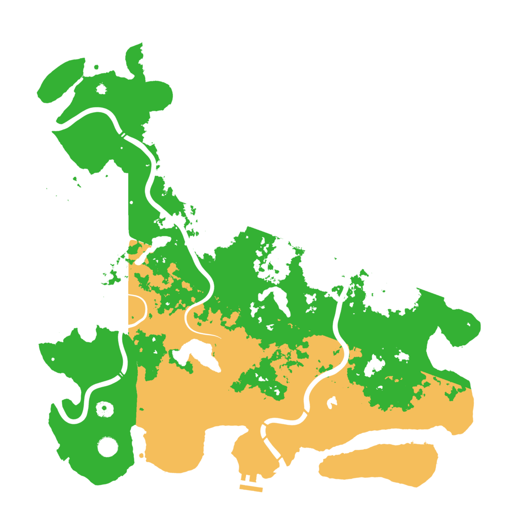 Biome Rust Map: Procedural Map, Size: 4500, Seed: 465762274