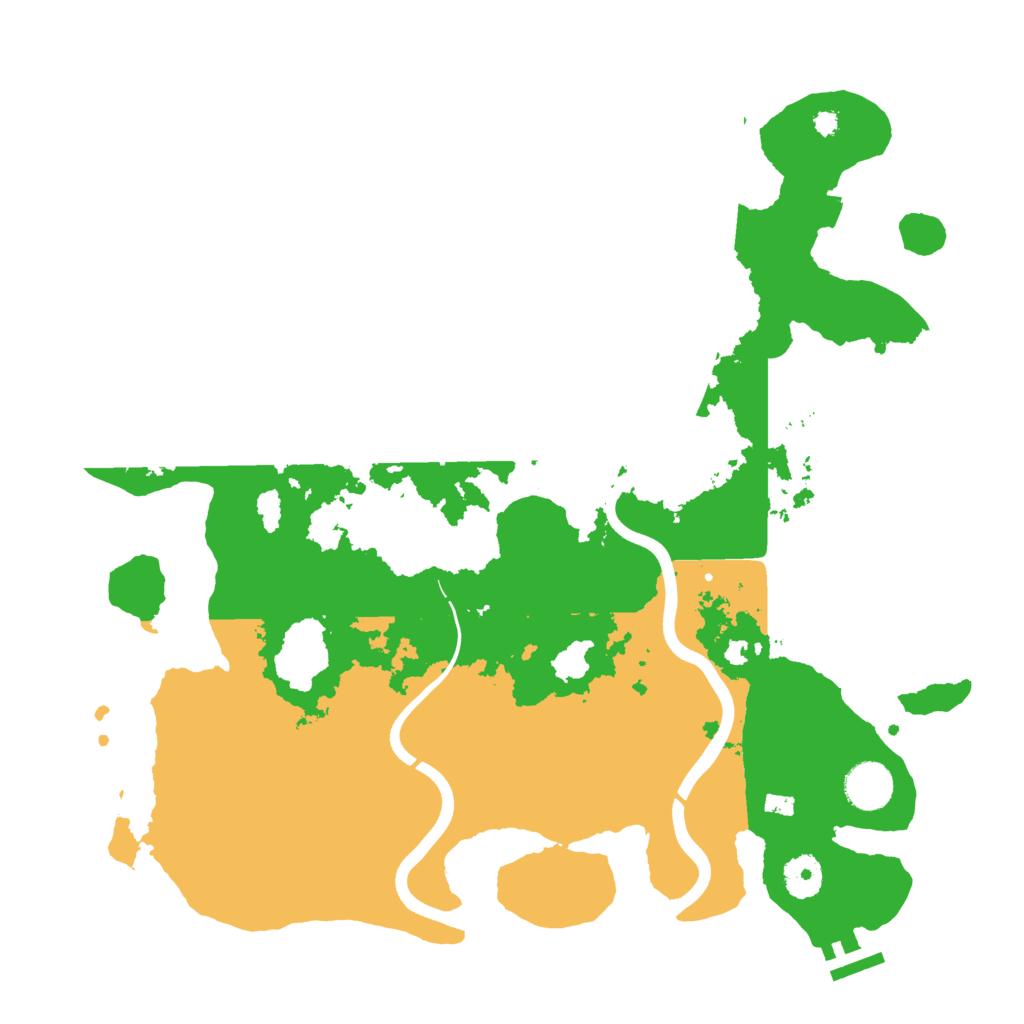 Biome Rust Map: Procedural Map, Size: 3750, Seed: 1827348503