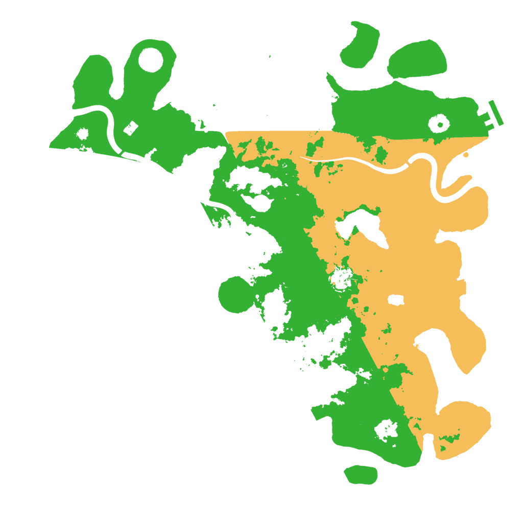 Biome Rust Map: Procedural Map, Size: 4000, Seed: 93802949