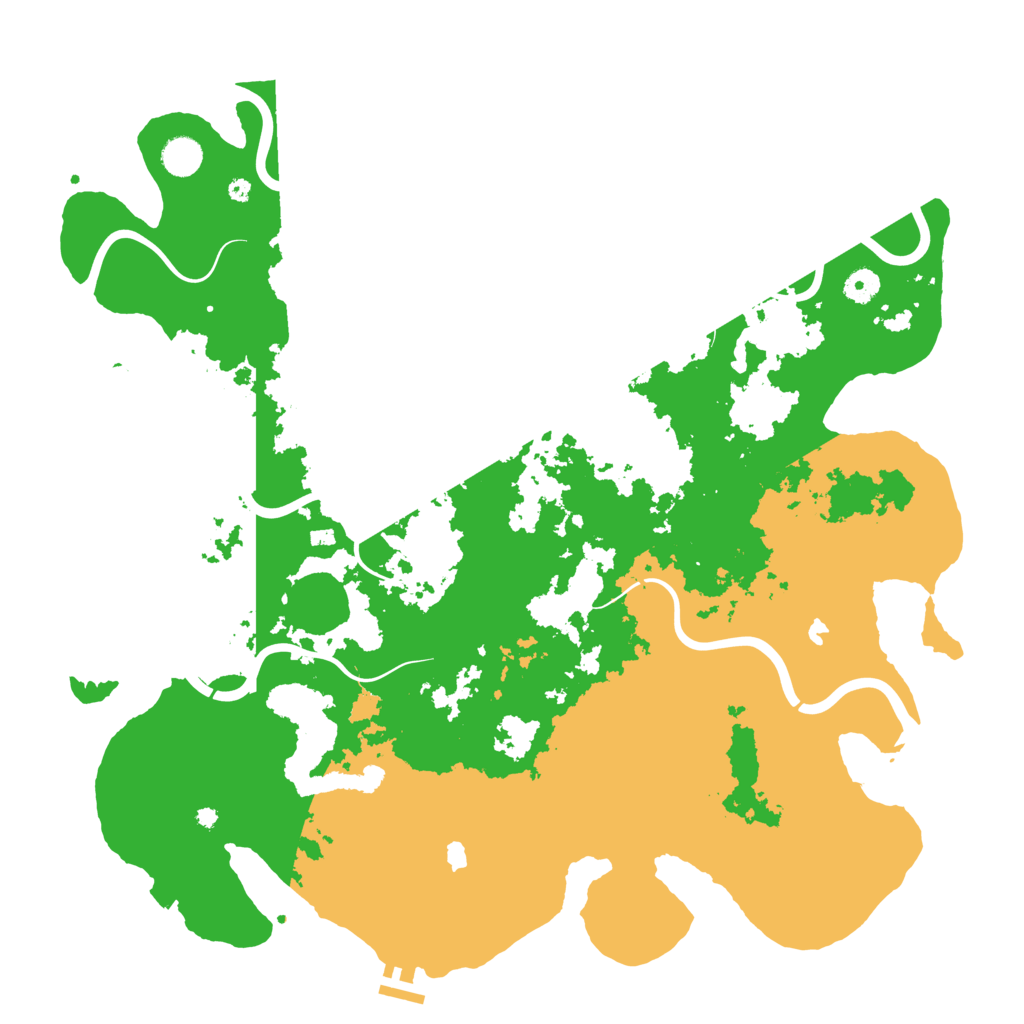 Biome Rust Map: Procedural Map, Size: 4500, Seed: 682229858