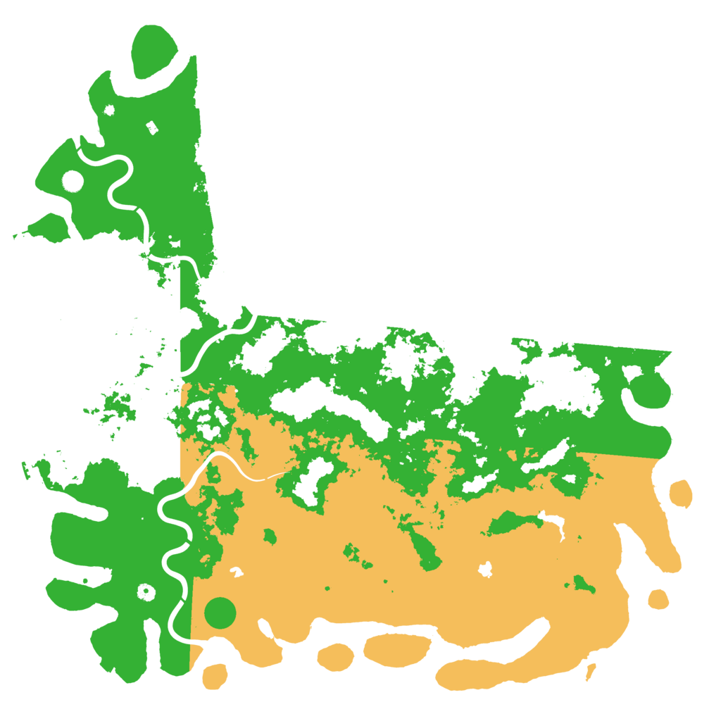 Biome Rust Map: Procedural Map, Size: 6000, Seed: 760289914