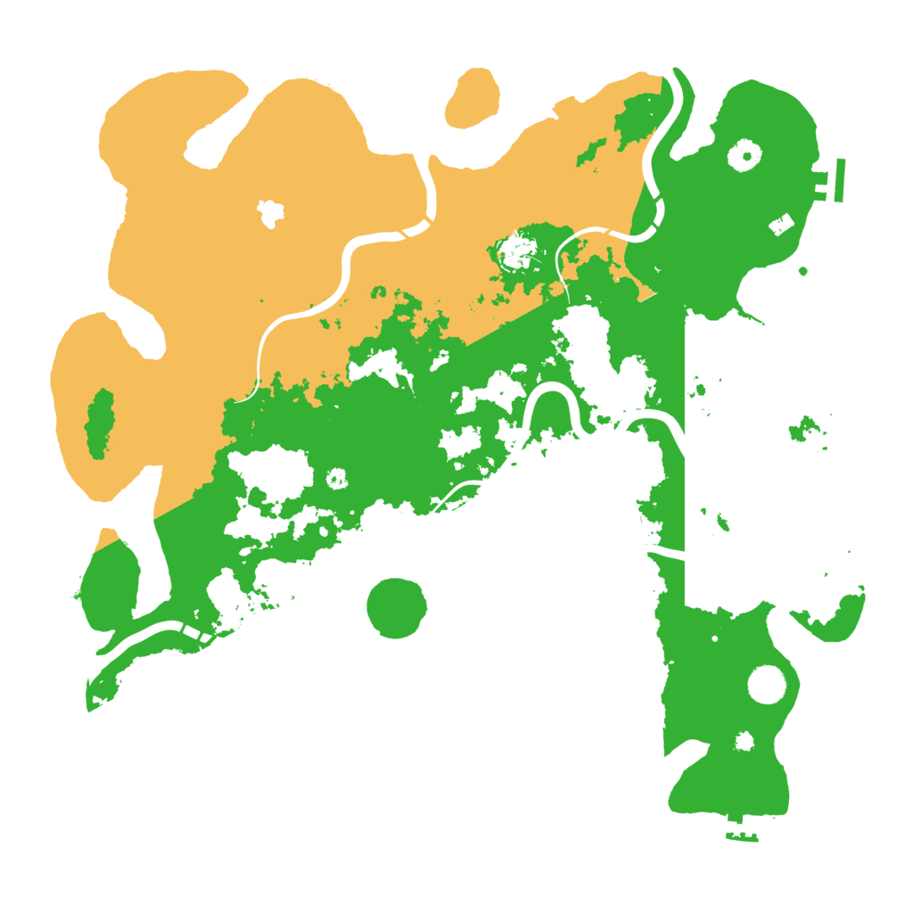 Biome Rust Map: Procedural Map, Size: 4250, Seed: 81684667
