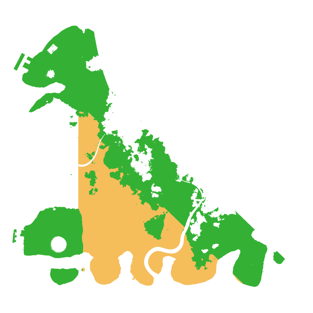Biome Rust Map: Procedural Map, Size: 3500, Seed: 517761426