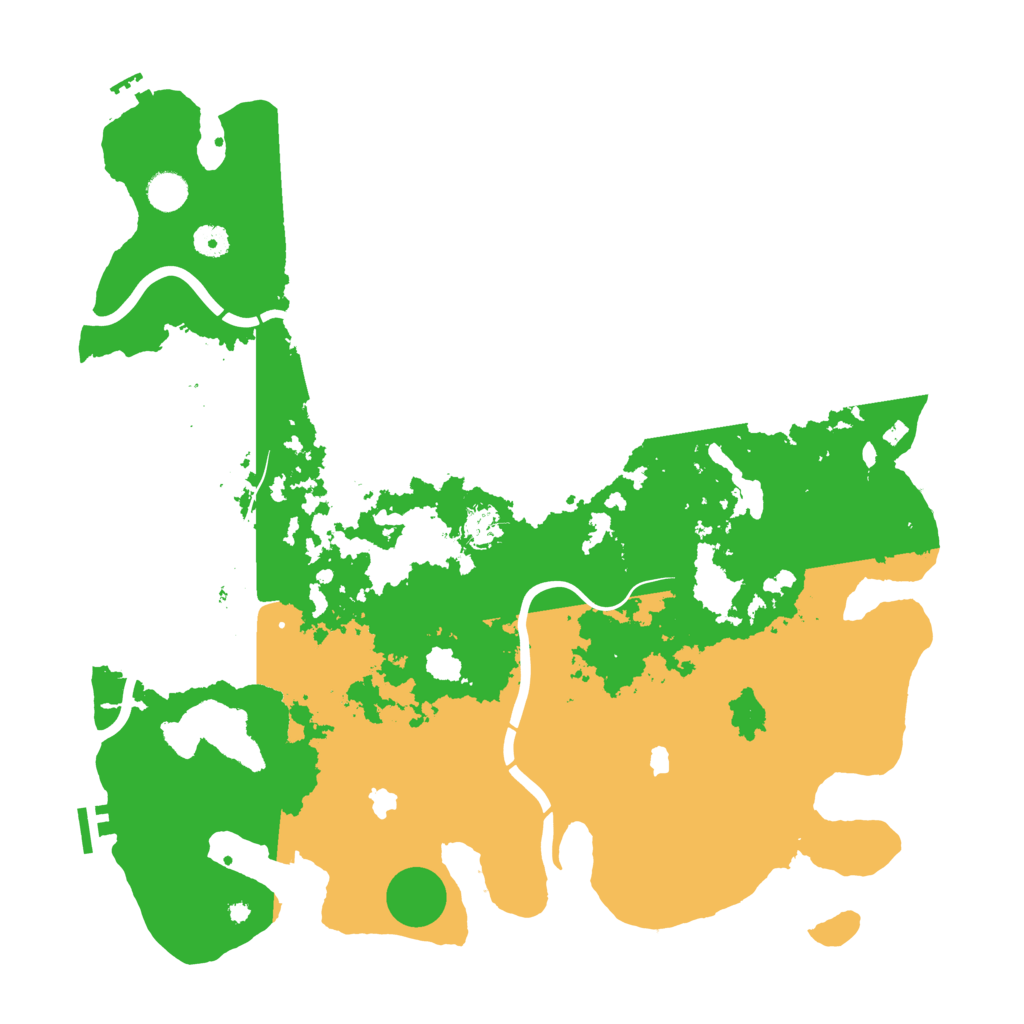 Biome Rust Map: Procedural Map, Size: 4500, Seed: 705163129
