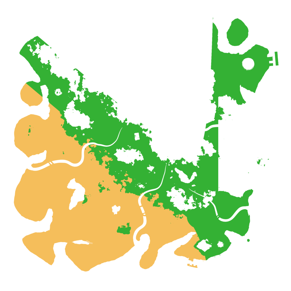 Biome Rust Map: Procedural Map, Size: 4250, Seed: 504939297