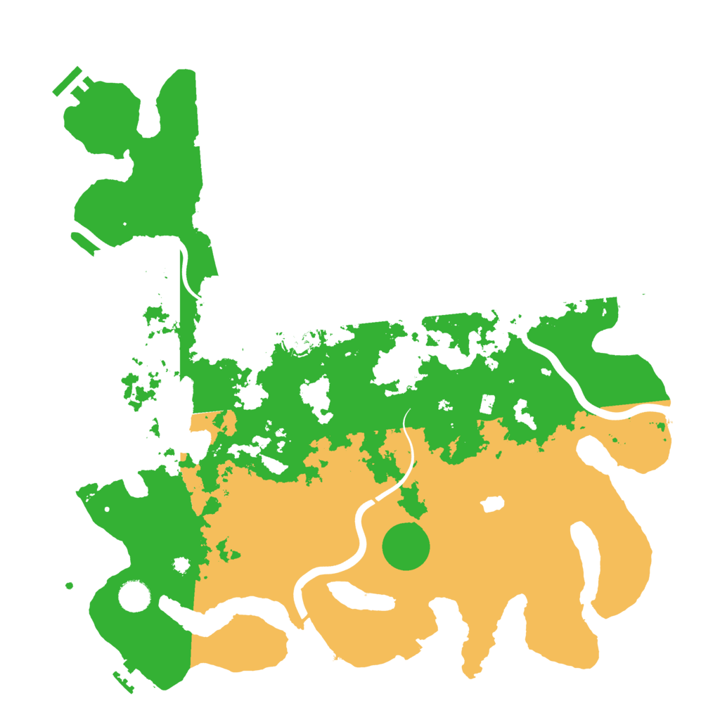 Biome Rust Map: Procedural Map, Size: 4000, Seed: 1985147221