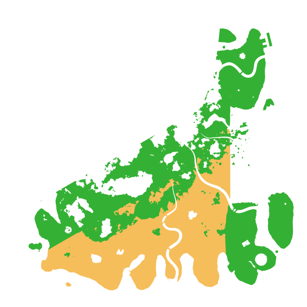 Biome Rust Map: Procedural Map, Size: 4500, Seed: 301618143