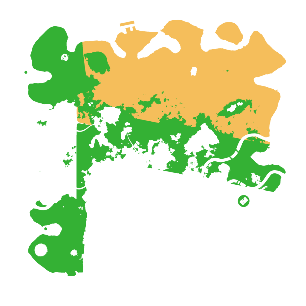 Biome Rust Map: Procedural Map, Size: 4250, Seed: 943407244