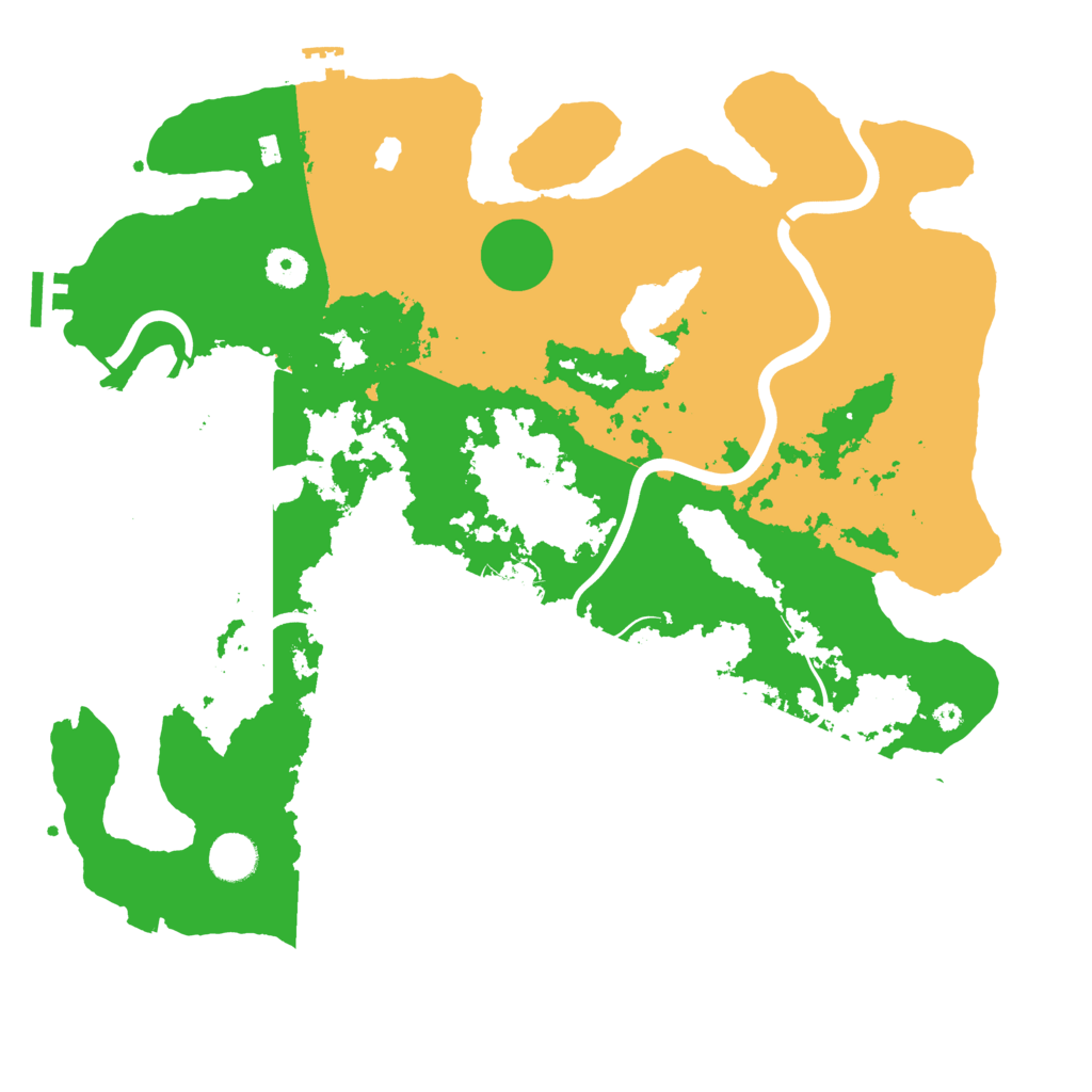 Biome Rust Map: Procedural Map, Size: 4000, Seed: 1622811093