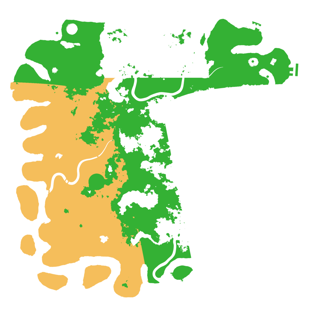 Biome Rust Map: Procedural Map, Size: 5000, Seed: 1128937020