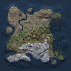Thumbnail Rust Map: Procedural Map, Size: 3000, Seed: 82899346, 10 Monuments