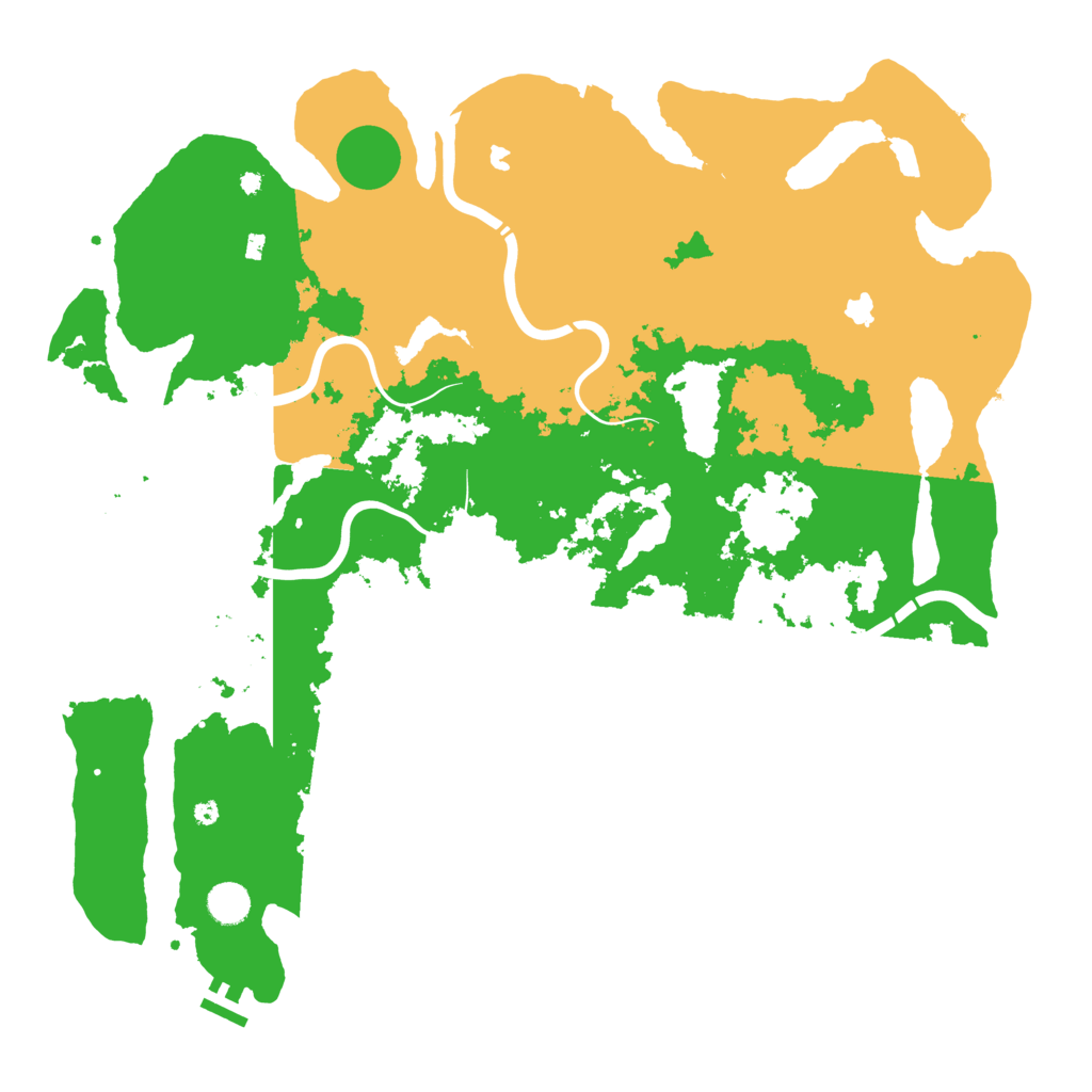 Biome Rust Map: Procedural Map, Size: 4500, Seed: 769503796