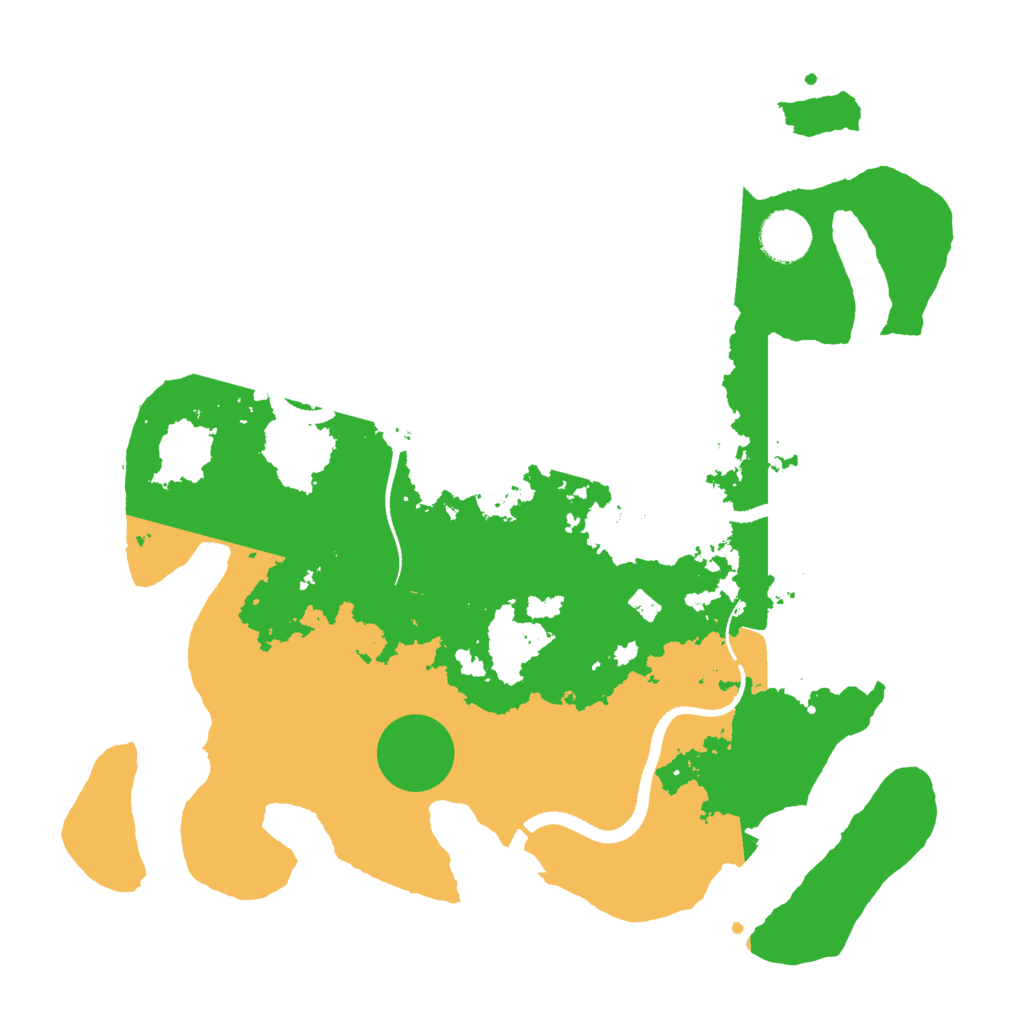 Biome Rust Map: Procedural Map, Size: 3500, Seed: 216701454