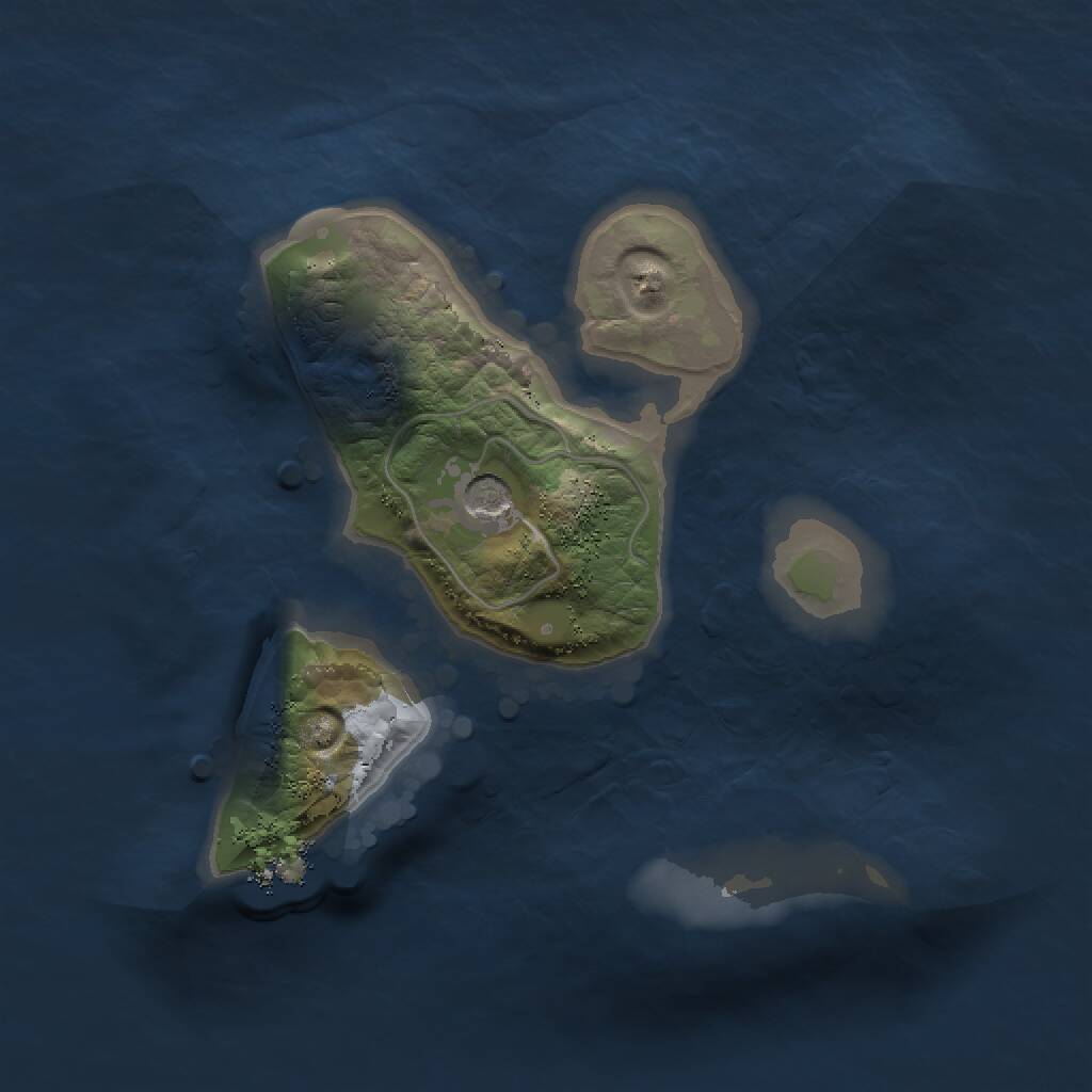 Rust Map: Procedural Map, Size: 1500, Seed: 1637774611, 2 Monuments