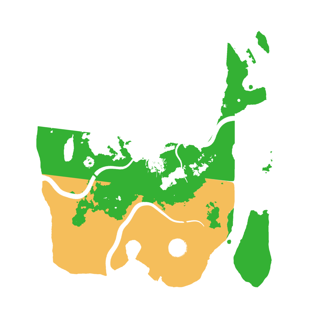 Biome Rust Map: Procedural Map, Size: 3000, Seed: 1426814926