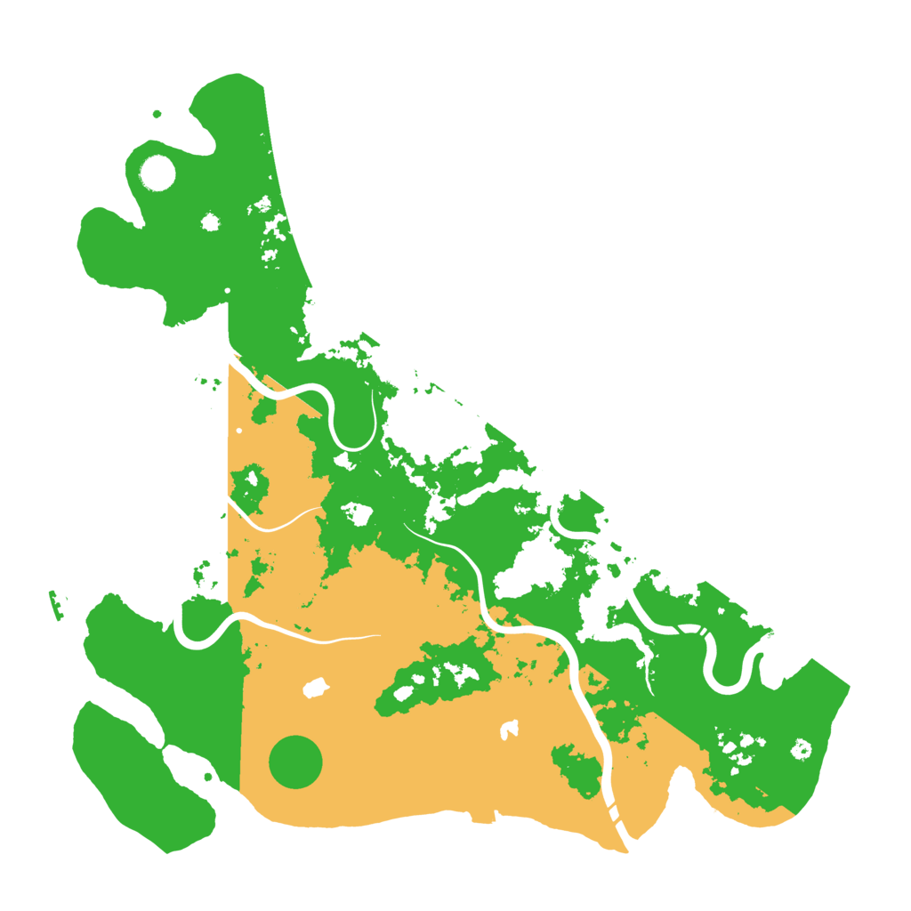 Biome Rust Map: Procedural Map, Size: 4500, Seed: 1470510146