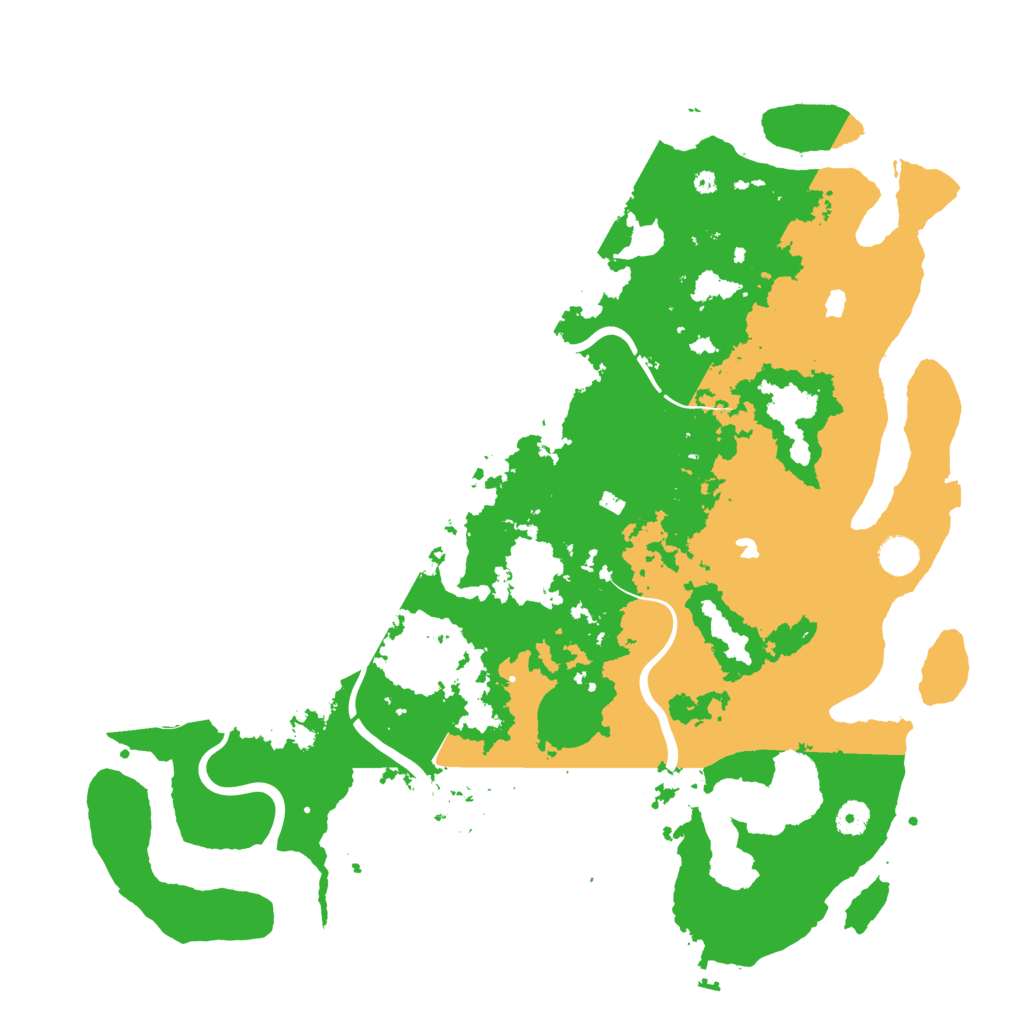 Biome Rust Map: Procedural Map, Size: 4500, Seed: 1487670837
