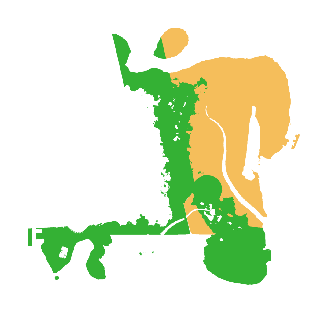 Biome Rust Map: Procedural Map, Size: 3000, Seed: 1260082